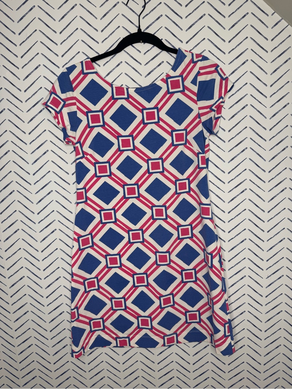 Mahi Gold “Annie” Knit Scoop Neck Dress Preppy Resort wear size Small
